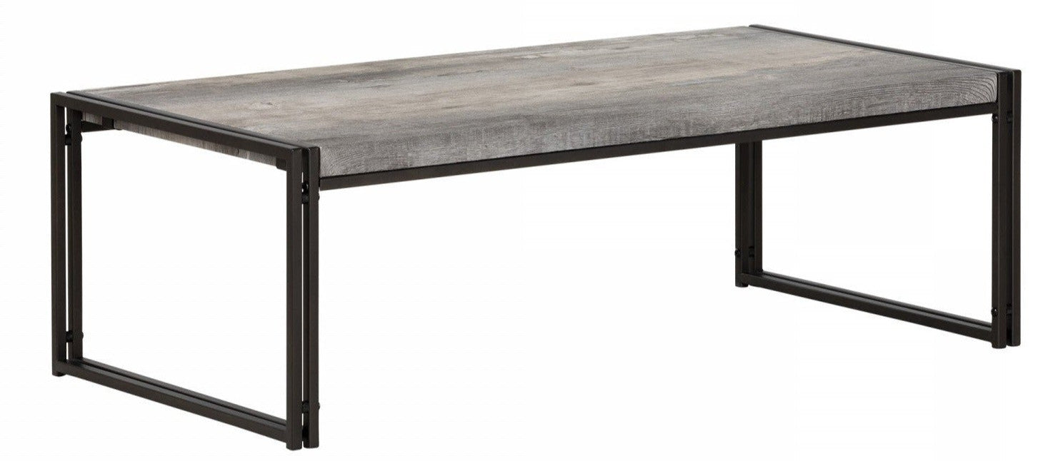 Gimetri Rectangular Coffee Table - Soft Grey | Table à café rectangulaire Gimetri - gris clair | D83G0MRB