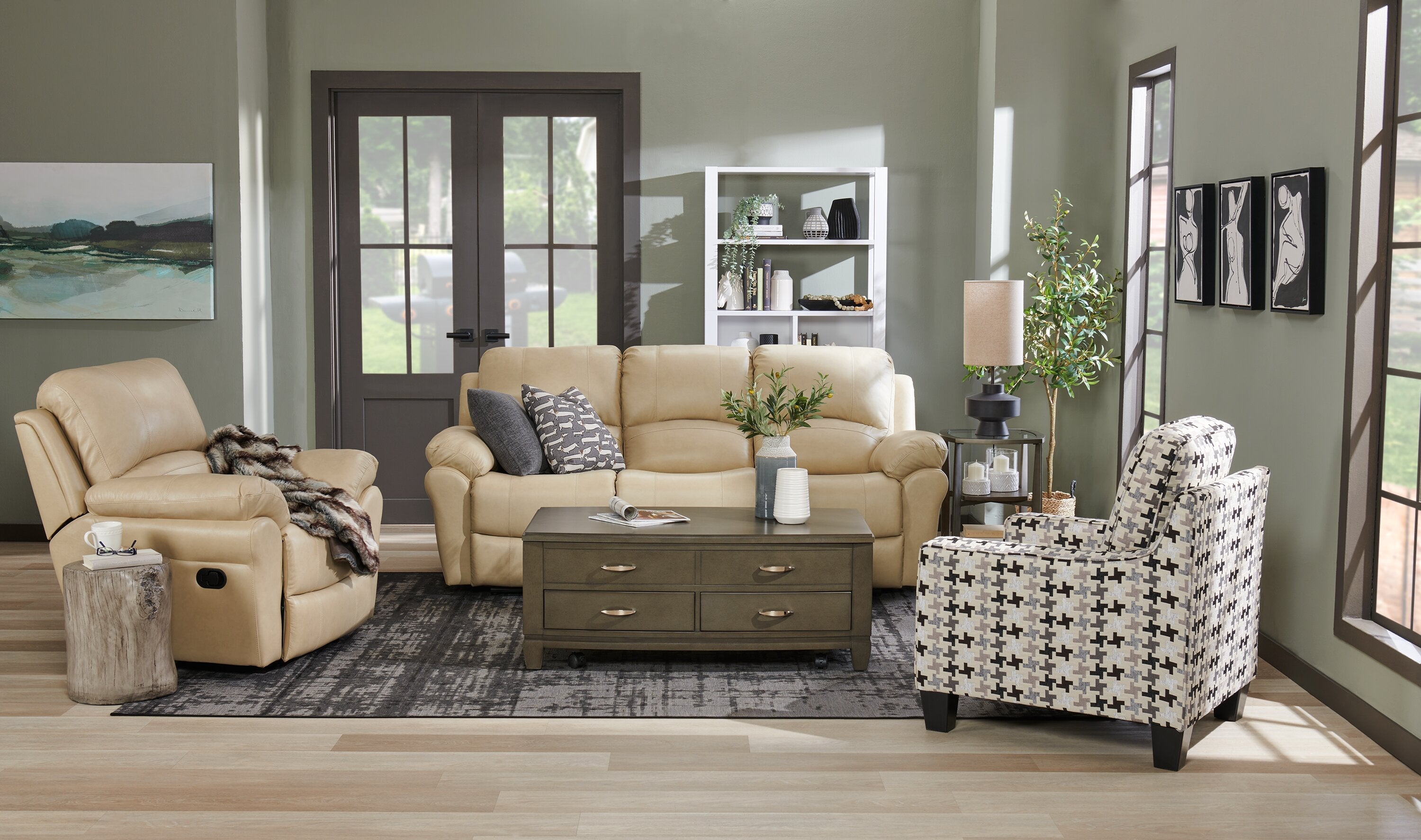 Downtown  48" Modern Lift Top Coffee Table with Storage and Casters - Grey Brown Wood|Table à café moderne Downtown de 48 po avec dessus relevable, rangement et roulettes - bois gris-brun