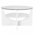 LumiSource U-Shaped Contemporary Coffee Table - White|Table à café contemporaine en forme de U - blanche