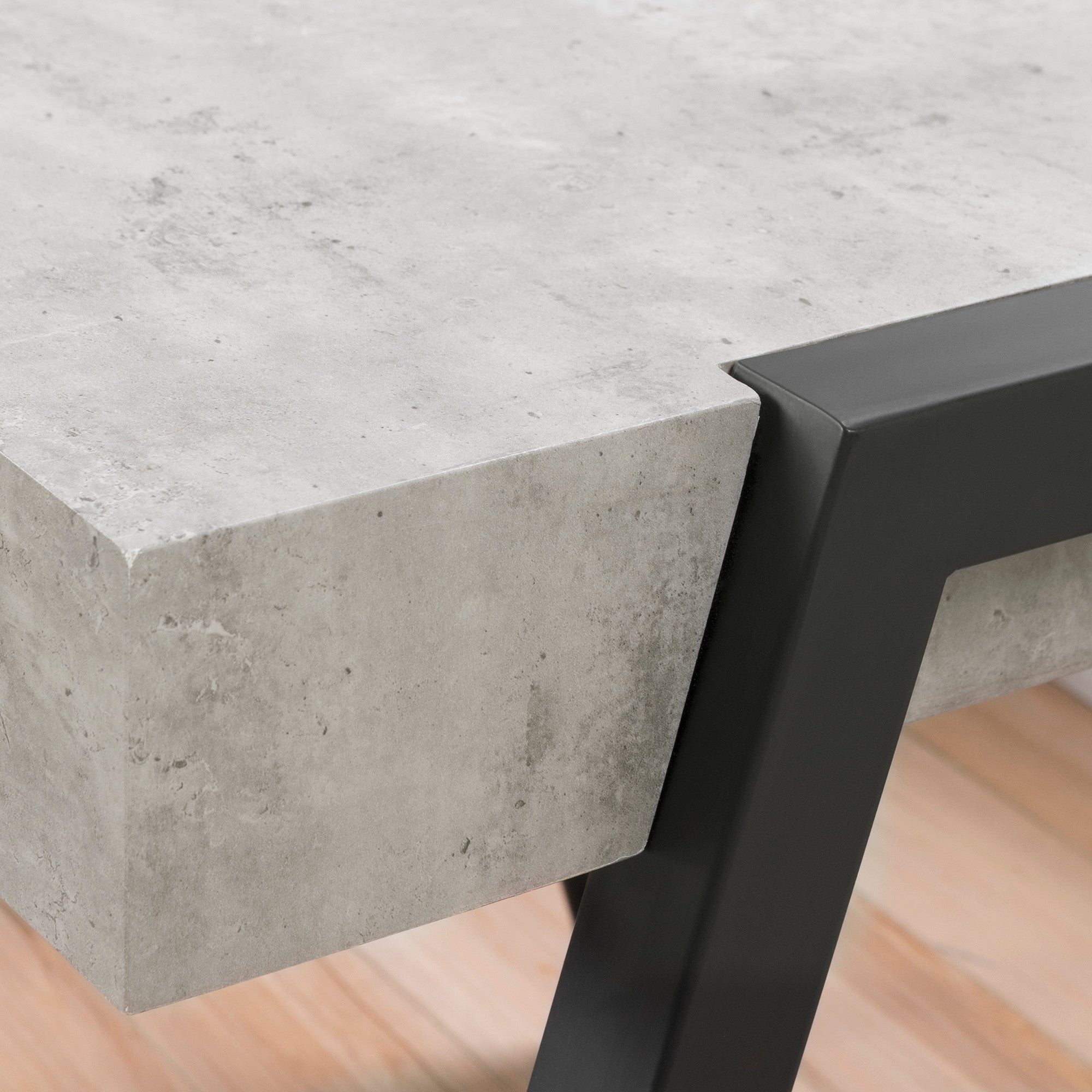 City Life Rectangular Coffee Table - Concrete | Table à café rectangulaire City Life - béton | D83GOQ7O