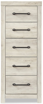 Abby Bedroom Narrow Chest of Drawers, 5-Drawer, 21.7"W x 53.9"H - White | Commode verticale étroite Abby de 21,7 po (L) x 53,9 po (H) à 5 tiroirs pour la chambre à coucher - blanche