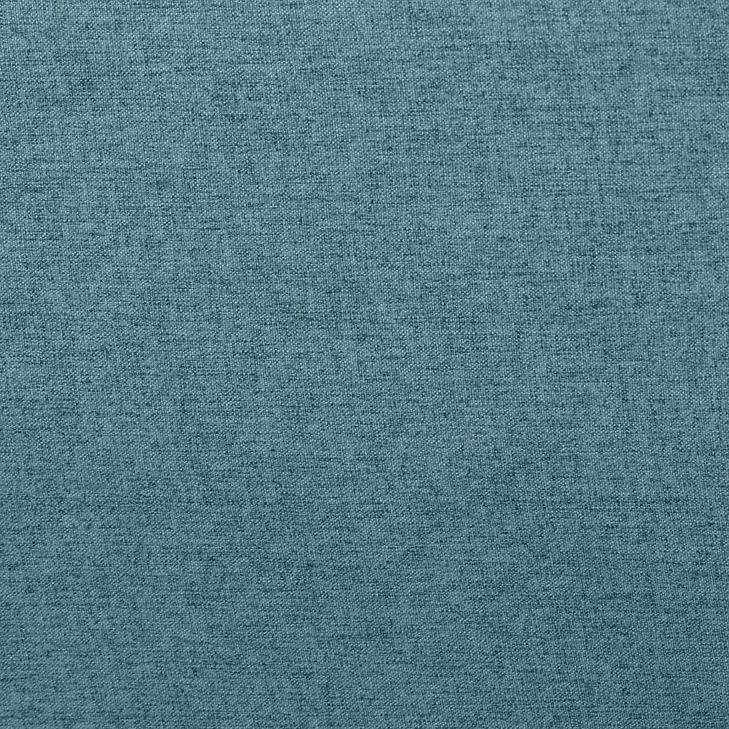 Calla 73.62" Linen-Look Fabric Condo Size Sofa with Button Tufting and Wood Legs - Blue | Sofa Calla de 73,62 po de format condo en tissu d’apparence lin avec capitonnage et pattes en bois - bleu