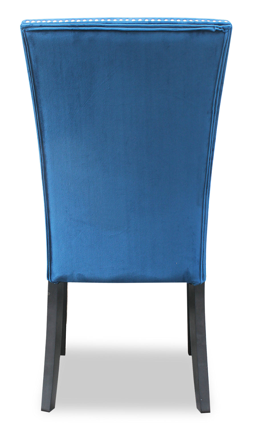 Cami Dining Chair with Velvet Fabric - Blue | Chaise de salle à manger Cami en tissu de velours - bleue