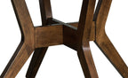 Chelsea Dining Table, 48"W Round - Walnut Brown | Table de salle à manger ronde Chelsea de 48 po (L) - brun noyer