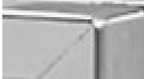 Coral 44" Modern Glass Top Coffee Table - Chrome with Metal Base|Table à café moderne Coral de 44 po avec dessus en verre - chromée avec base en métal