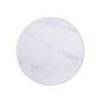 Manhattan Comfort Modern Anderson Coffee Table Upholstered Leatherette with Ceramic Faux Marble Tabl|Table à café moderne Anderson de Manhattan Comfort avec revêtement en similicuir et dessus de table