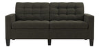 DHP Emily Fabric Sofa Couch Small Space Furniture - Grey|Sofa Emily de DHP en tissu pour petit espace - gris