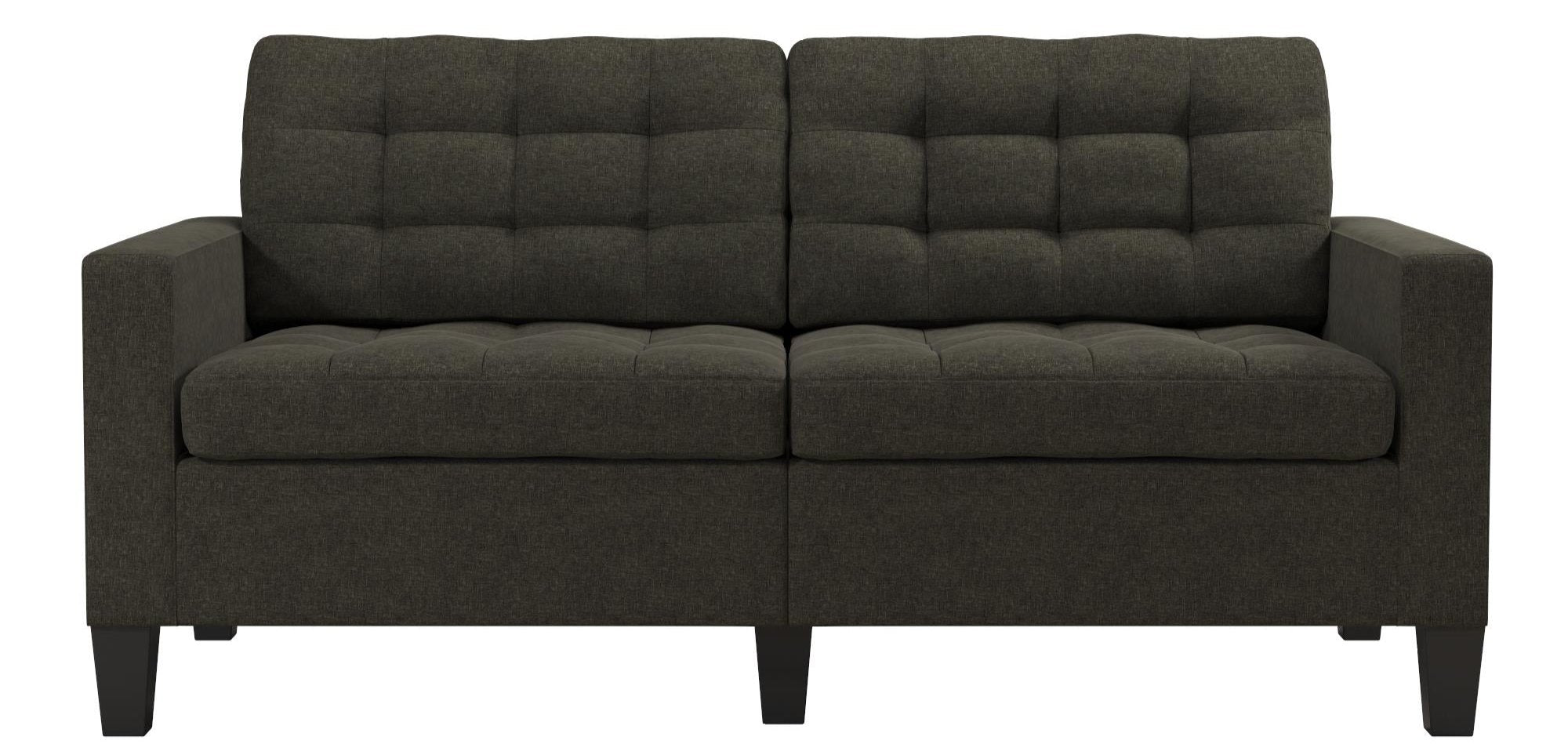 DHP Emily Fabric Sofa Couch Small Space Furniture - Grey|Sofa Emily de DHP en tissu pour petit espace - gris