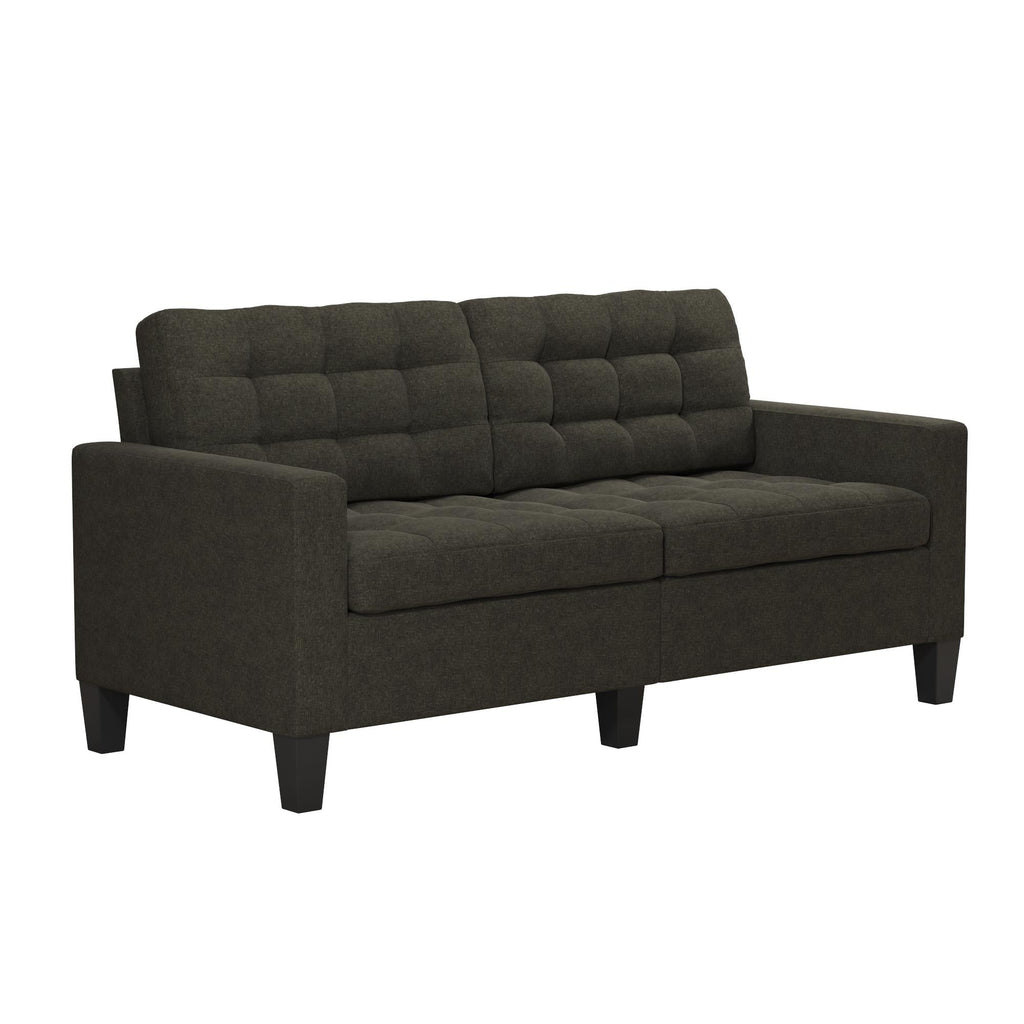 DHP Emily Fabric Sofa Couch Small Space Furniture - Grey|Sofa Emily de DHP en tissu pour petit espace - gris