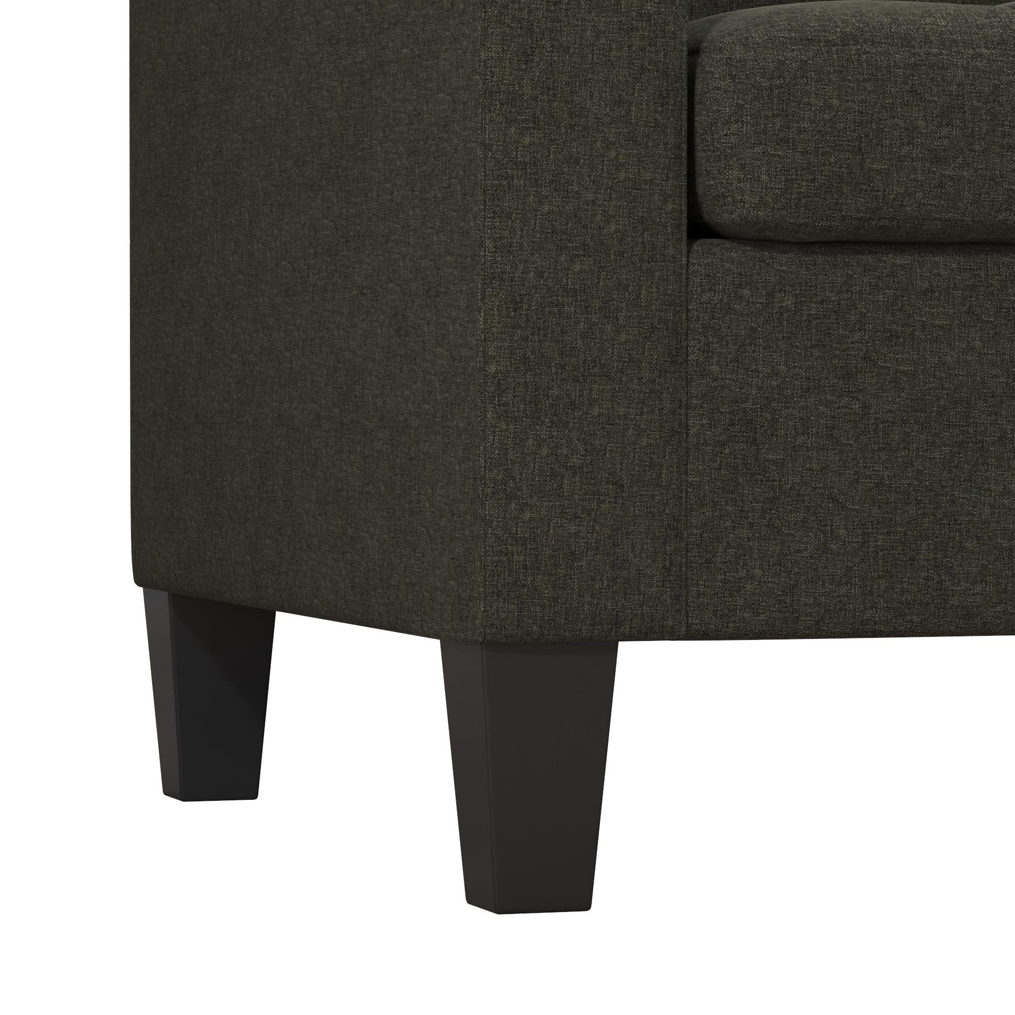 DHP Emily Fabric Sofa Couch Small Space Furniture - Grey|Sofa Emily de DHP en tissu pour petit espace - gris