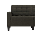 DHP Emily Fabric Sofa Couch Small Space Furniture - Grey|Sofa Emily de DHP en tissu pour petit espace - gris