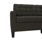 DHP Emily Fabric Sofa Couch Small Space Furniture - Grey|Sofa Emily de DHP en tissu pour petit espace - gris
