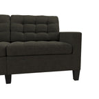 DHP Emily Fabric Sofa Couch Small Space Furniture - Grey|Sofa Emily de DHP en tissu pour petit espace - gris