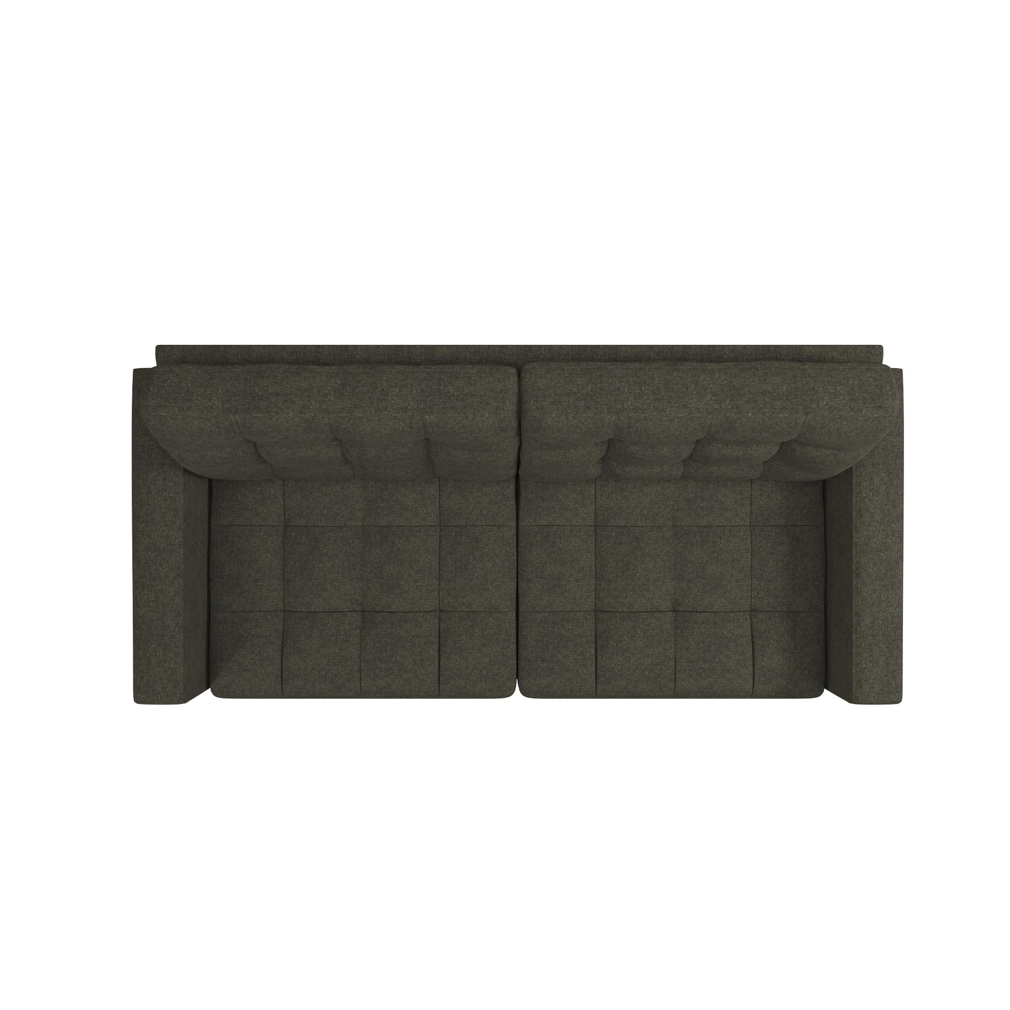 DHP Emily Fabric Sofa Couch Small Space Furniture - Grey|Sofa Emily de DHP en tissu pour petit espace - gris
