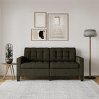 DHP Emily Fabric Sofa Couch Small Space Furniture - Grey|Sofa Emily de DHP en tissu pour petit espace - gris