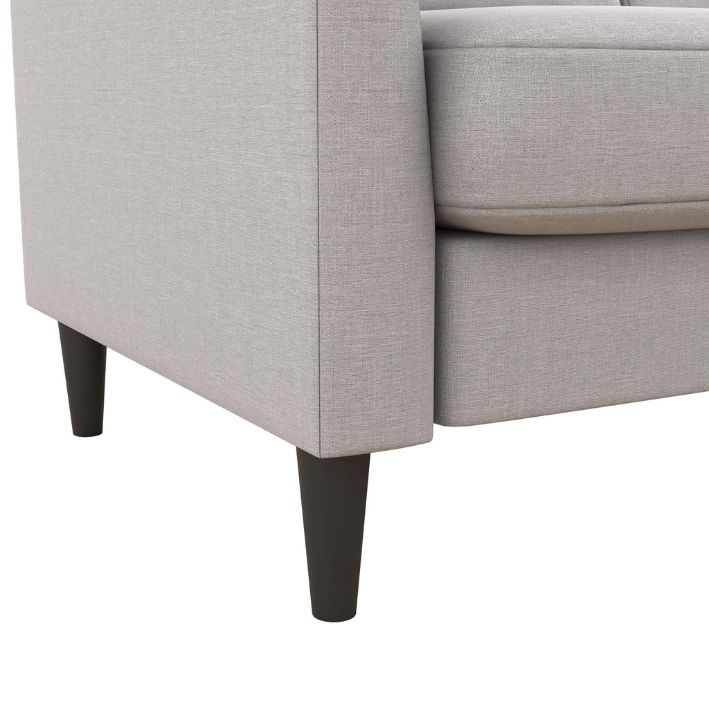 Mr. Kate Winston Reversible Linen Sofa Sectional - Light Grey|Sofa sectionnel réversible Winston de Mr. Kate en lin - gris clair
