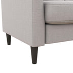 Mr. Kate Winston Reversible Linen Sofa Sectional - Light Grey|Sofa sectionnel réversible Winston de Mr. Kate en lin - gris clair