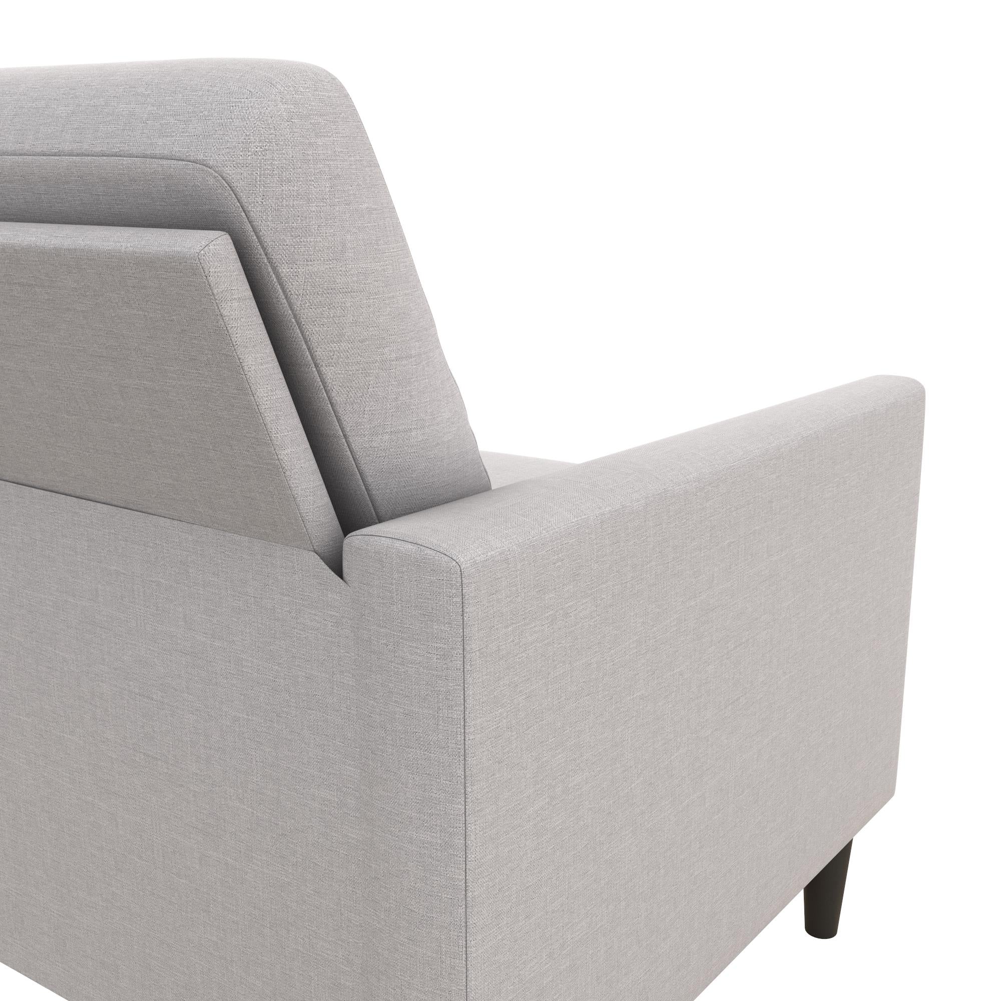 Mr. Kate Winston Reversible Linen Sofa Sectional - Light Grey|Sofa sectionnel réversible Winston de Mr. Kate en lin - gris clair