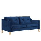 Mr. Kate Tess Velvet Sofa - Blue|Sofa Tess de Mr. Kate en velours - bleu