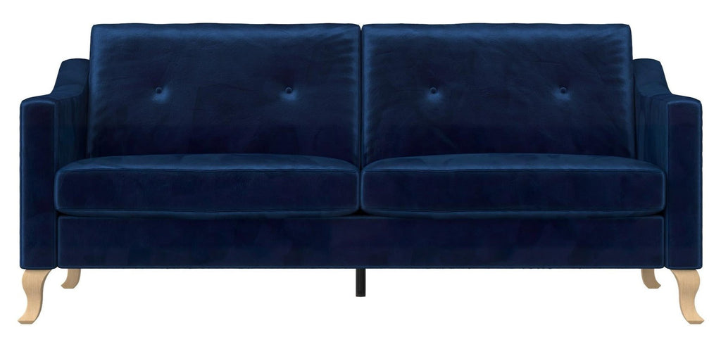 Mr. Kate Tess Velvet Sofa - Blue|Sofa Tess de Mr. Kate en velours - bleu