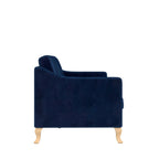 Mr. Kate Tess Velvet Sofa - Blue|Sofa Tess de Mr. Kate en velours - bleu
