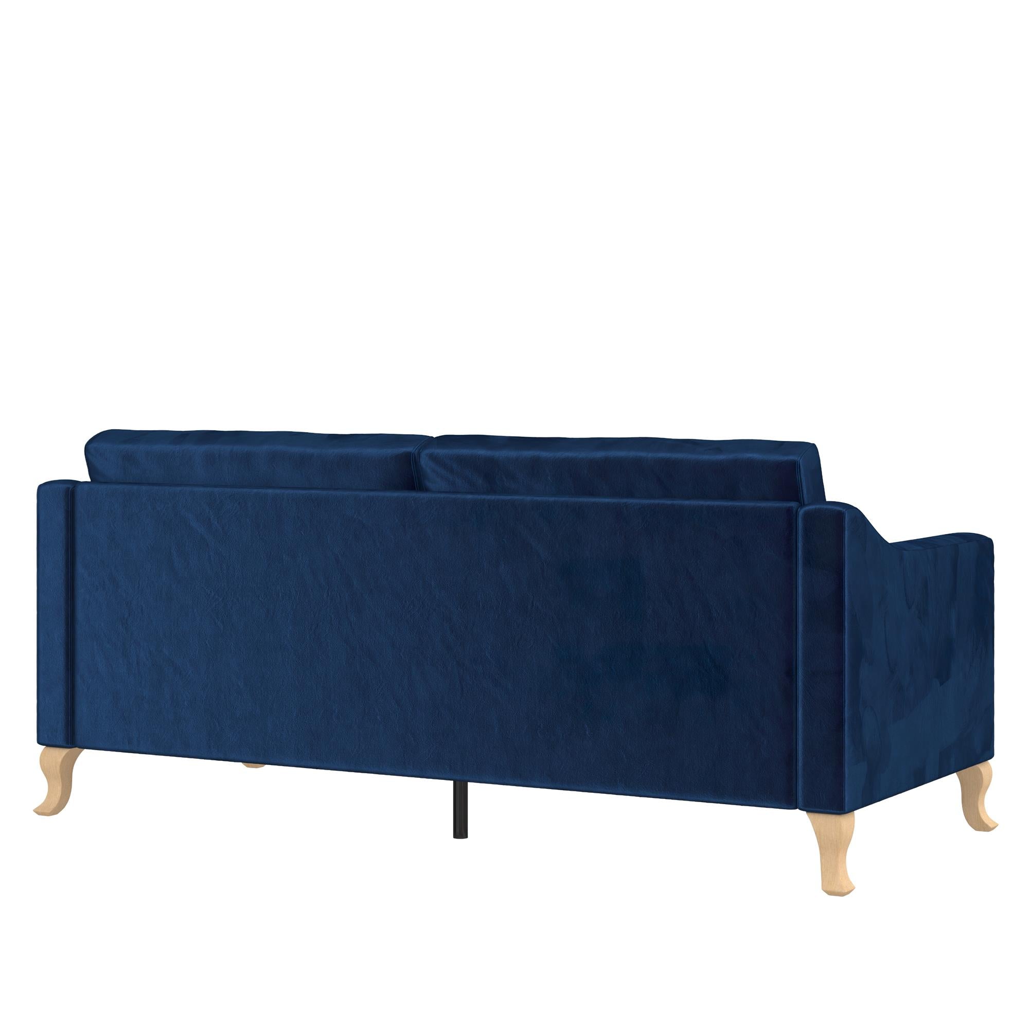Mr. Kate Tess Velvet Sofa - Blue|Sofa Tess de Mr. Kate en velours - bleu