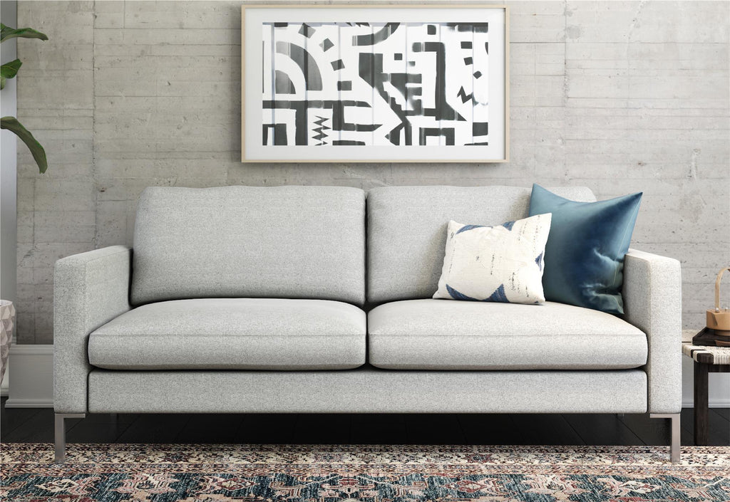 DHP Lexington Linen Sofa - Grey|Sofa Lexington de DHP en lin - gris