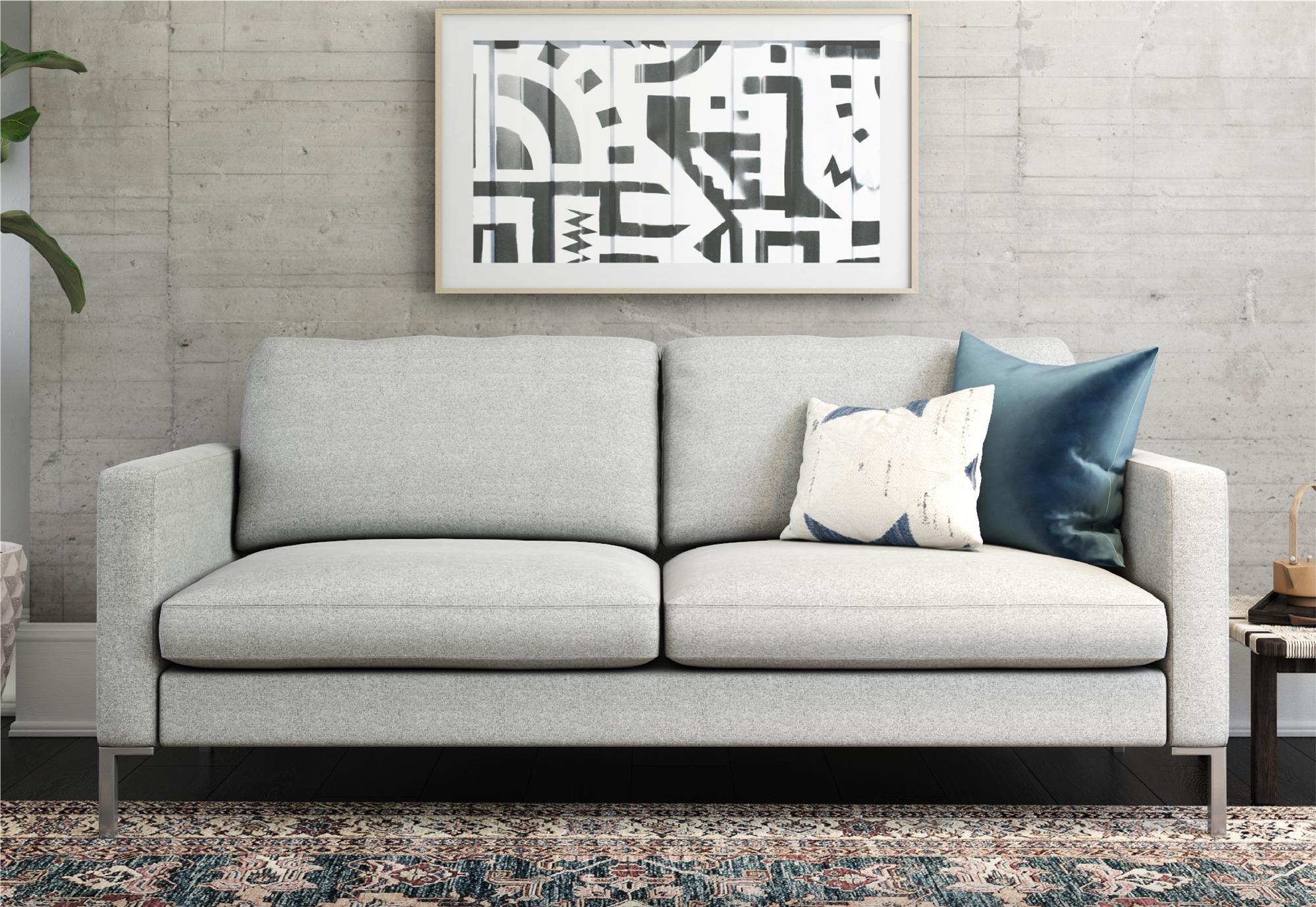 DHP Lexington Linen Sofa - Grey|Sofa Lexington de DHP en lin - gris