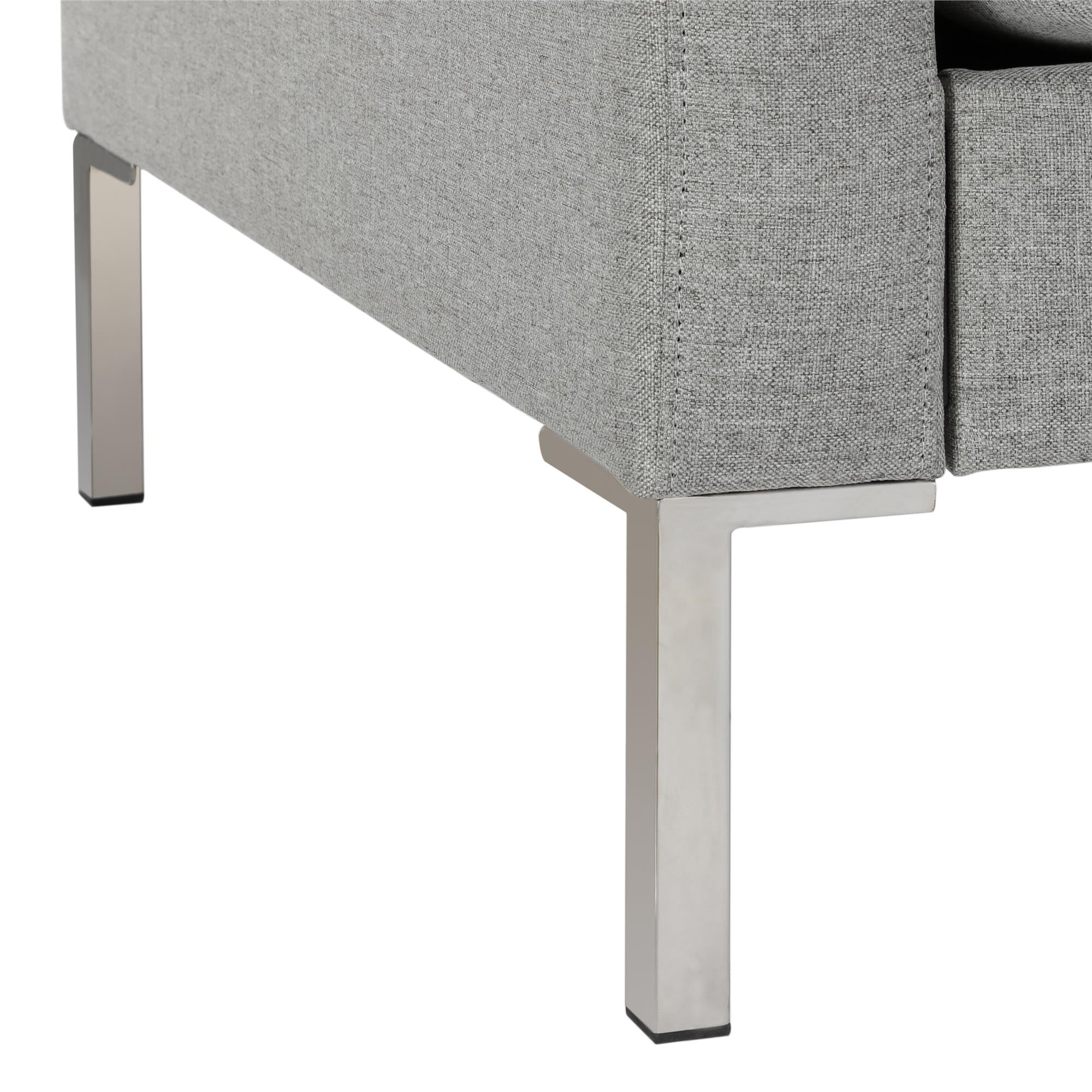DHP Lexington Linen Sofa - Grey|Sofa Lexington de DHP en lin - gris