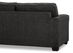 Made in Canada Fiona 74" Chenille Fabric Full-Size Sofa Bed with Track Arms - Grey | Sofa-lit double Fiona de 74 po fabriqué au Canada en tissu de chenille avec accoudoirs rectilignes - gris