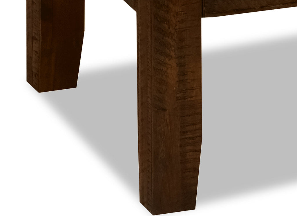 Konagrove 48" Rustic Coffee Table with Storage and Casters - Dark Brown  Wood|Table à café rustique Konagrove de 48 po avec rangement et roulettes - bois brun foncé