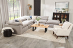 Agra 45" Rustic Coffee Table - Brown and Black with Iron Legs|Table à café rustique Agra de 45 po - brune et noire avec pattes en fer