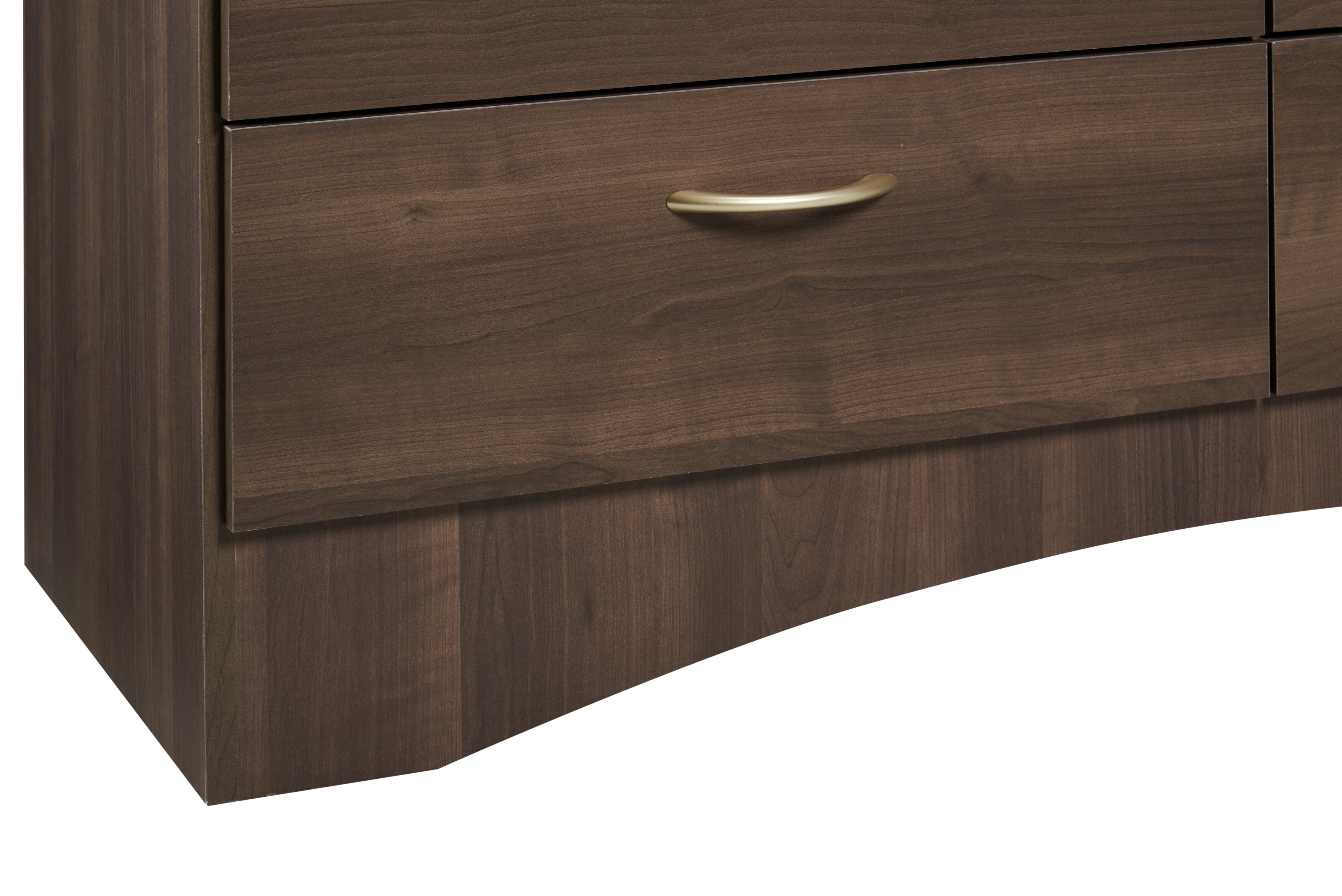 Aida Bedroom 6-Drawer Dresser, 49.5"W x 29.8"H, Made in Canada - Brown | Commode Aida de 49,5 po (L) x 29,8 po (H) à 6 tiroirs pour la chambre à coucher, fabriquée au Canada - brune