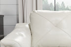 Andi 84" Leather-Look Fabric Sofa with Button Tufting - Beige | Sofa Andi de 84 po en tissu d’apparence cuir avec capitonnage - beige