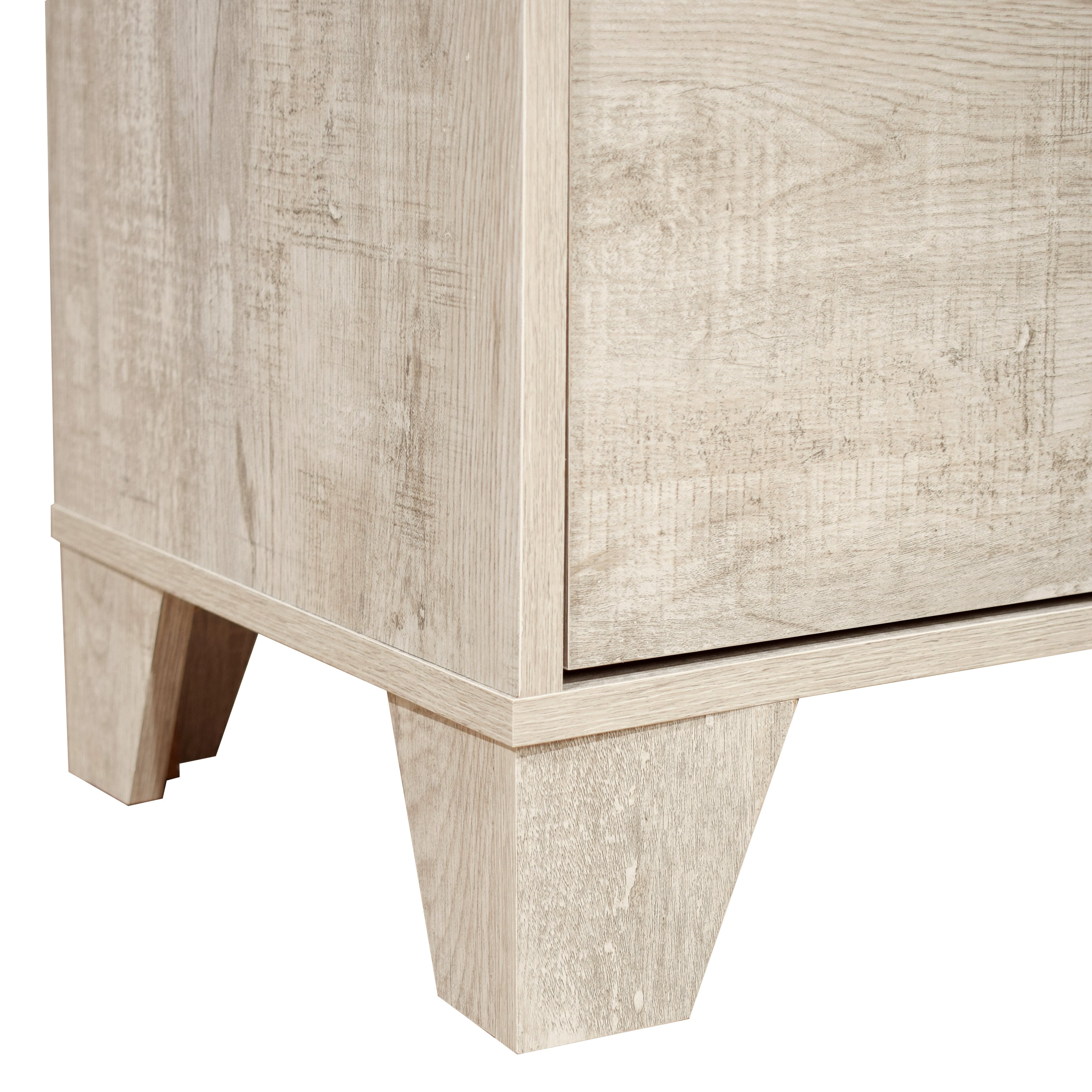 Arbor Bedroom Chest of Drawers, 5-Drawer, 31.5"W x 48.4"H - Driftwood White | Commode verticale de chambre à coucher Arbor de 31,5 po (L) x 48,4 po (H) à 5 tiroirs - bois de grève blanc