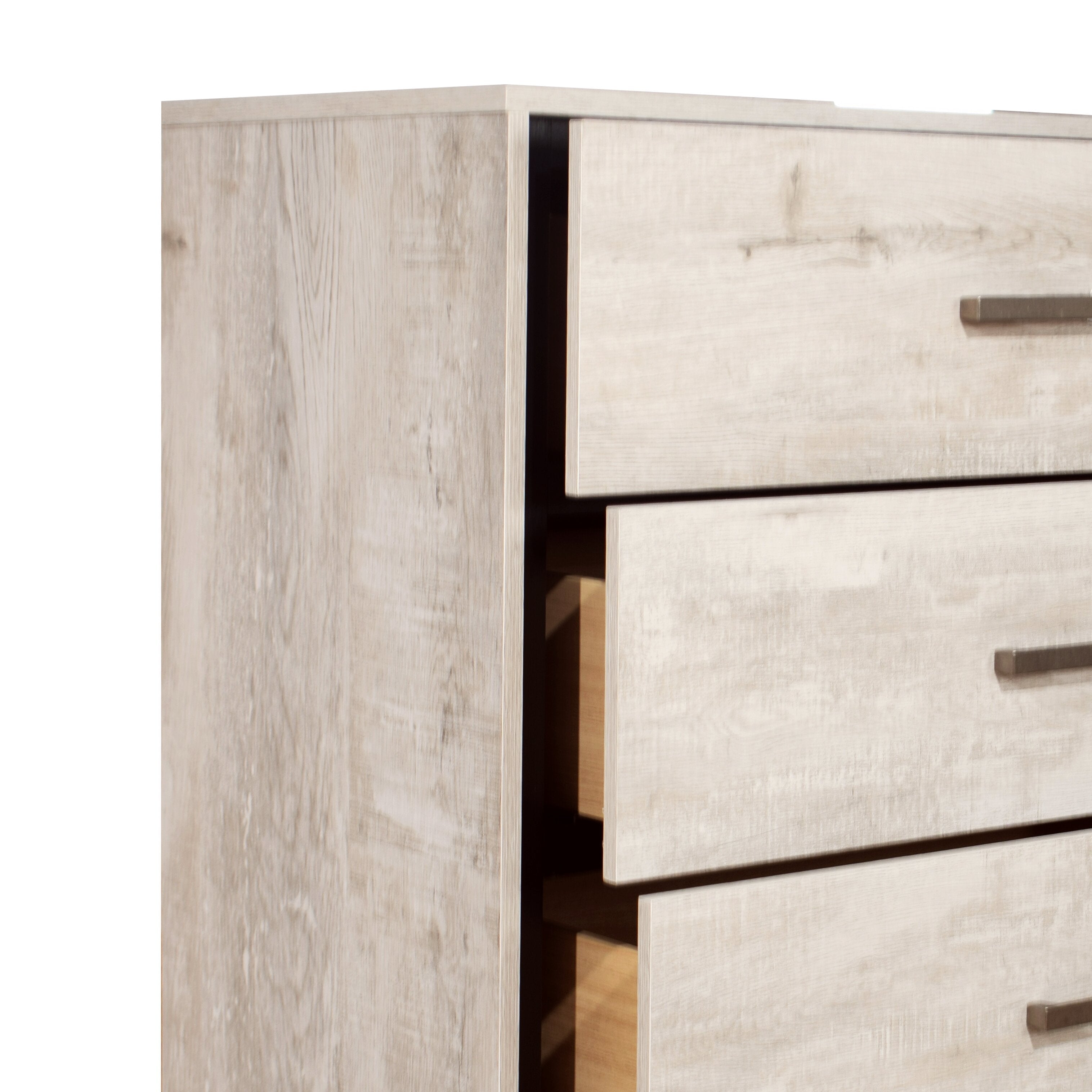 Arbor Bedroom Chest of Drawers, 5-Drawer, 31.5"W x 48.4"H - Driftwood White | Commode verticale de chambre à coucher Arbor de 31,5 po (L) x 48,4 po (H) à 5 tiroirs - bois de grève blanc