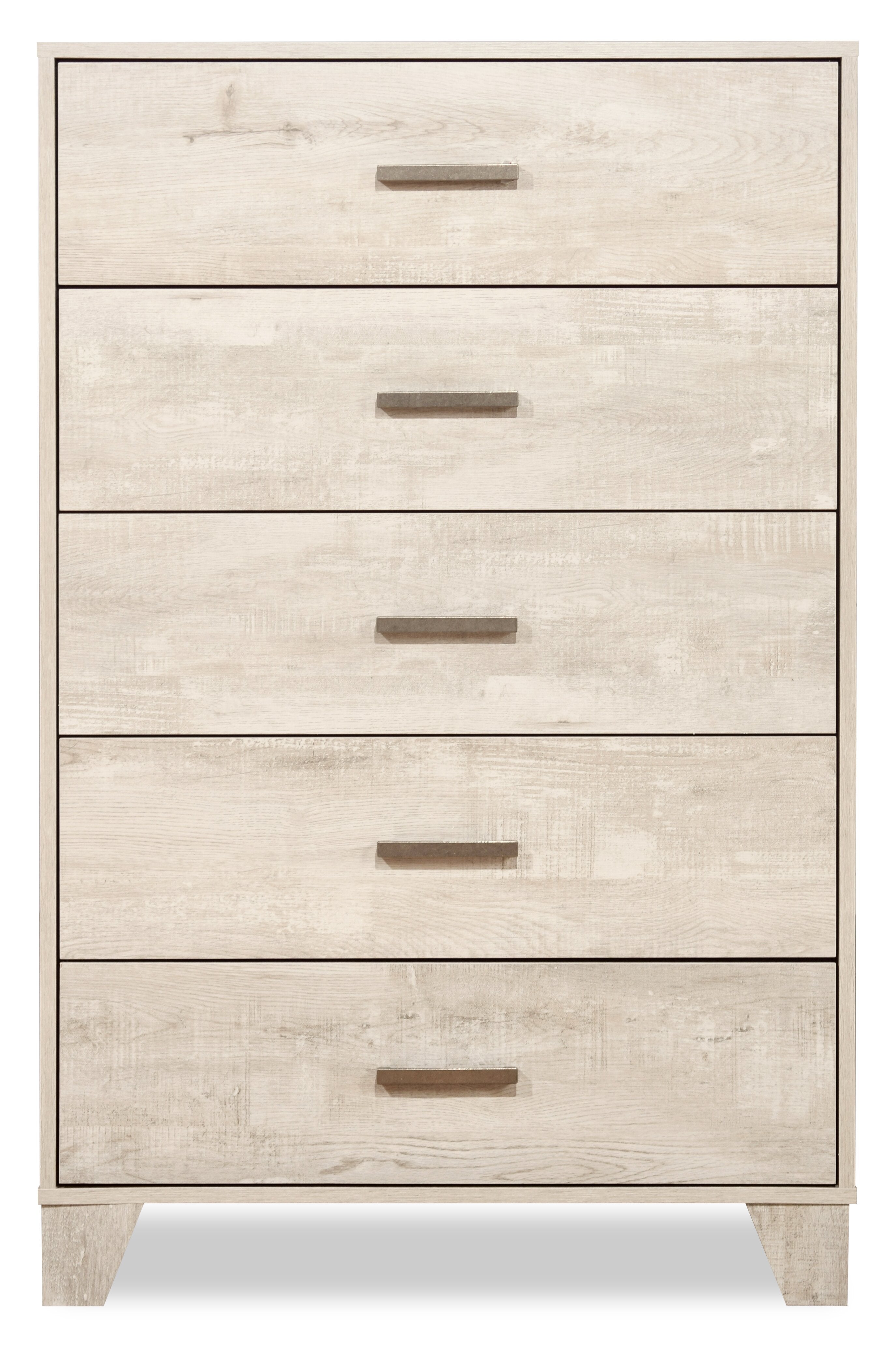Arbor Bedroom Chest of Drawers, 5-Drawer, 31.5"W x 48.4"H - Driftwood White | Commode verticale de chambre à coucher Arbor de 31,5 po (L) x 48,4 po (H) à 5 tiroirs - bois de grève blanc