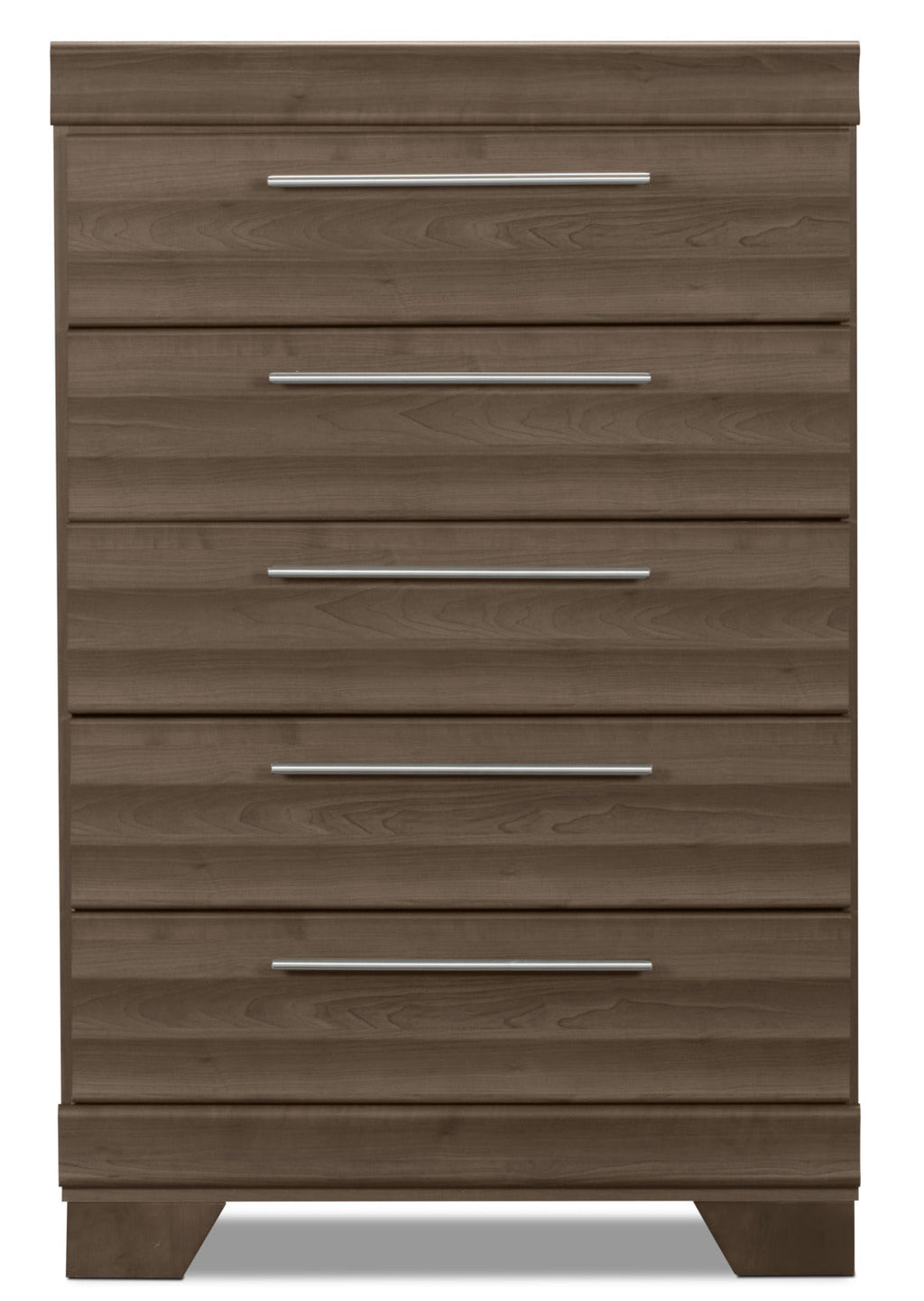 Olivia Bedroom Chest of Drawers, 5-Drawer, 31"W x 47.9"H, Made in Canada - Grey | Commode verticale Olivia de 31 po (L) x 47,9 po (H) à 5 tiroirs pour la chambre à coucher, fabriquée au Canada - grise