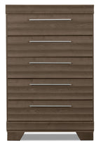 Olivia Bedroom Chest of Drawers, 5-Drawer, 31"W x 47.9"H, Made in Canada - Grey | Commode verticale Olivia de 31 po (L) x 47,9 po (H) à 5 tiroirs pour la chambre à coucher, fabriquée au Canada - grise