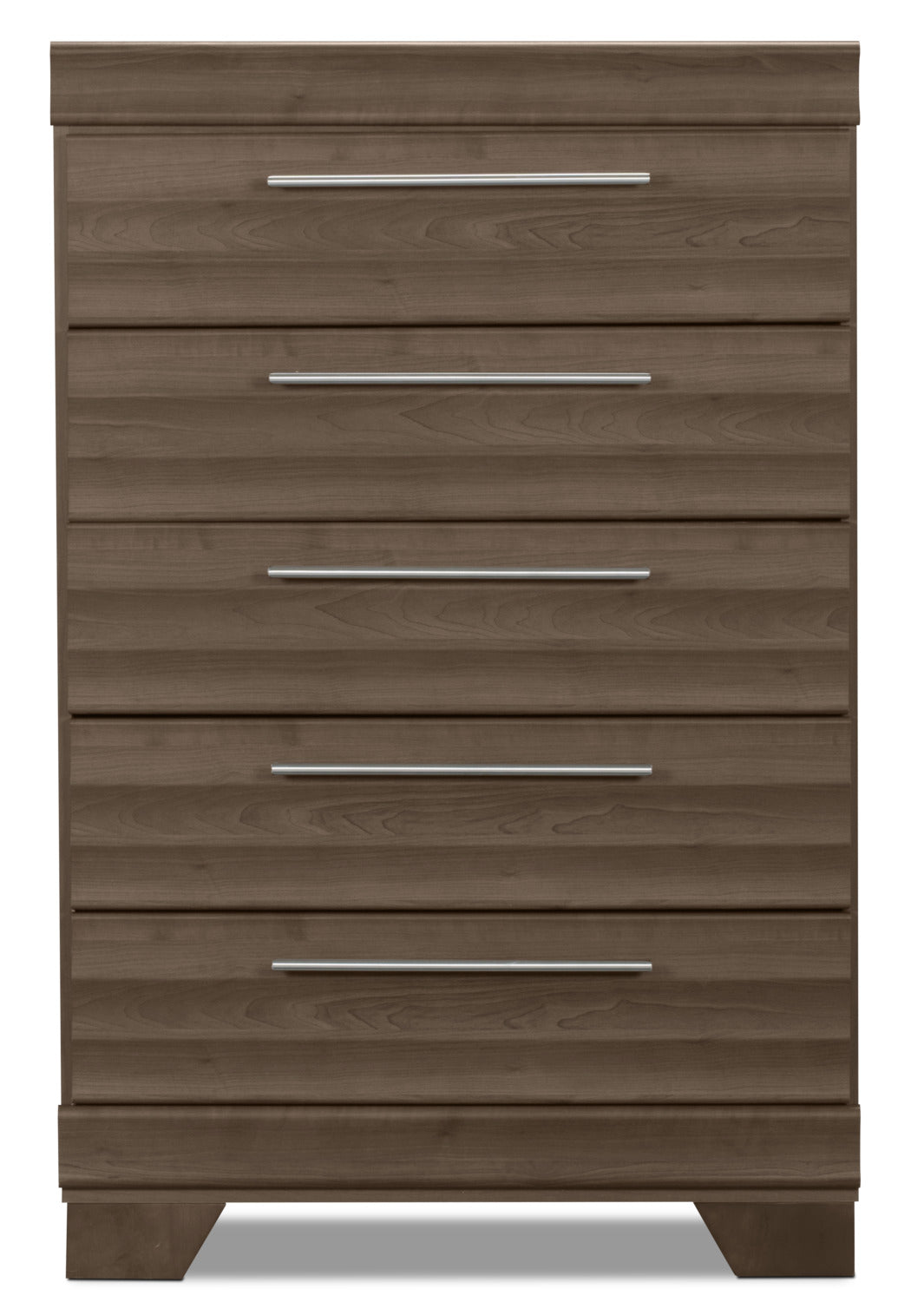 Olivia Bedroom Chest of Drawers, 5-Drawer, 31"W x 47.9"H, Made in Canada - Grey | Commode verticale Olivia de 31 po (L) x 47,9 po (H) à 5 tiroirs pour la chambre à coucher, fabriquée au Canada - grise
