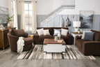 Benjy 36" Rustic Coffee Table Trunk with Storage - Two Tone Wood|Table à café coffre rustique Benjy de 36 po avec rangement - bois deux teintes