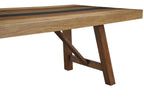 Boden Dining Table, 78"W, Trestle Base - Brown | Table de salle à manger Boden de 78 po (L) avec base à tréteaux - brune