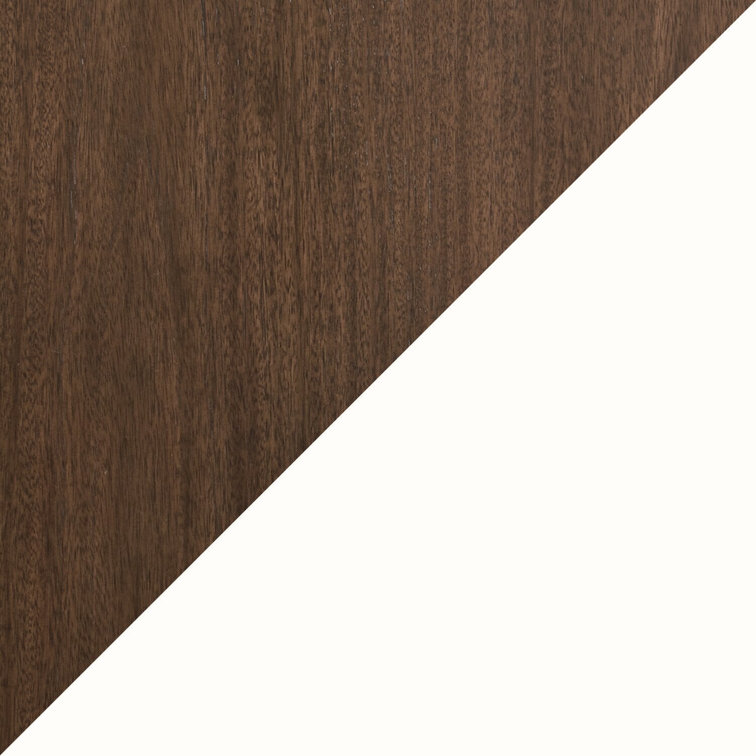 Bryn Drop-Leaf Dining Table, 42" Round - Two-Tone White & Brown | Table de salle à manger ronde Bryn de 42 po avec abattant - deux teintes, blanc et brun