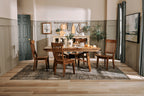 Cedar Dining Chair, Pine Wood, Slat Back - Brown | Chaise de salle à manger Cedar en pin avec dossier à lattes - brune