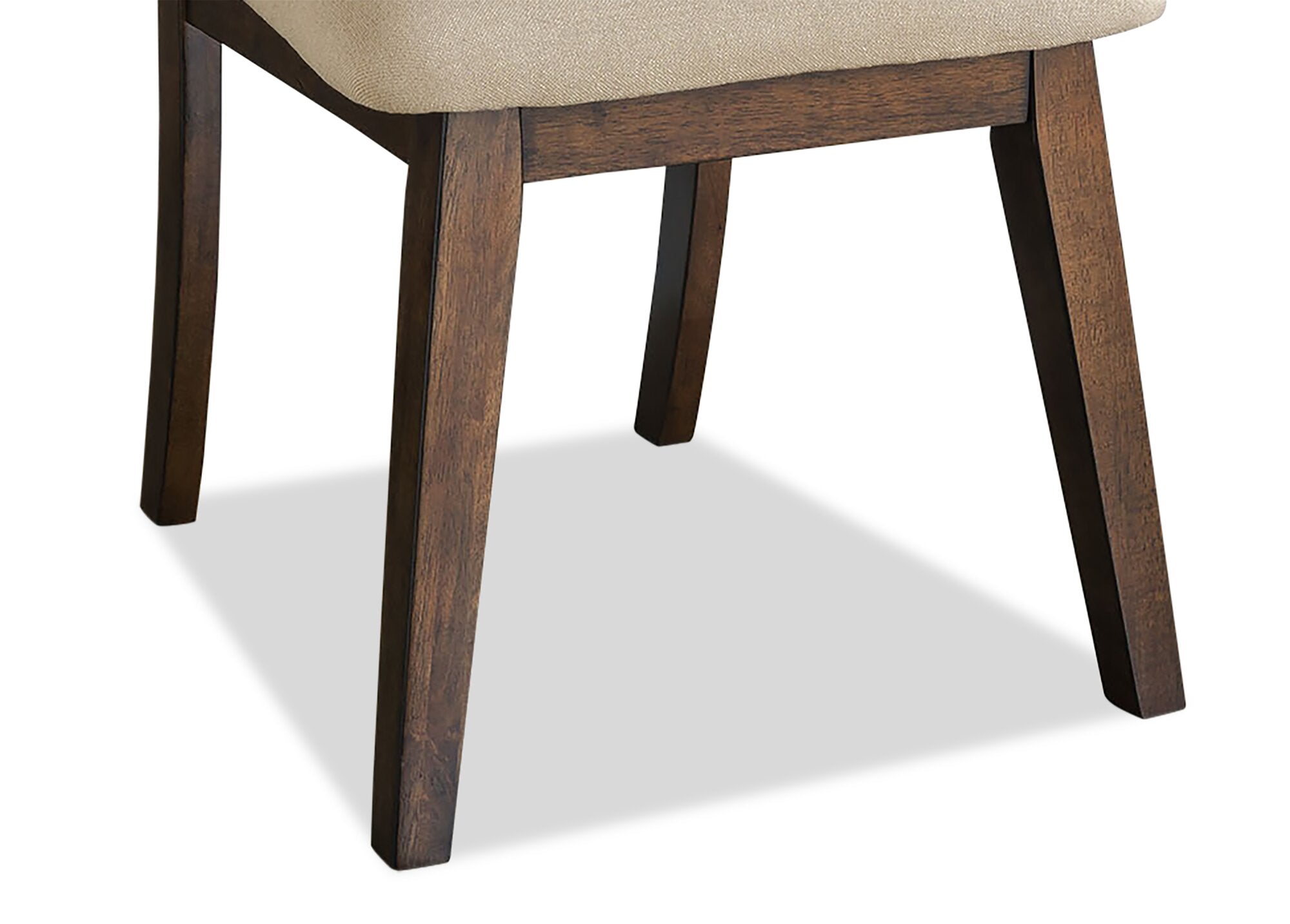 Chelsea Dining Chair with Linen-Look Fabric - Taupe | Chaise de salle à manger Chelsea en tissu d’apparence lin - taupe