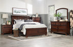 Chelsea Bedroom Chest of Drawers, 5-Drawer, 38"W x 52"H - Cherry Brown | Commode verticale Chelsea de 38 po (L) x 52 po (H) à 5 tiroirs pour la chambre à coucher - brun cerisier