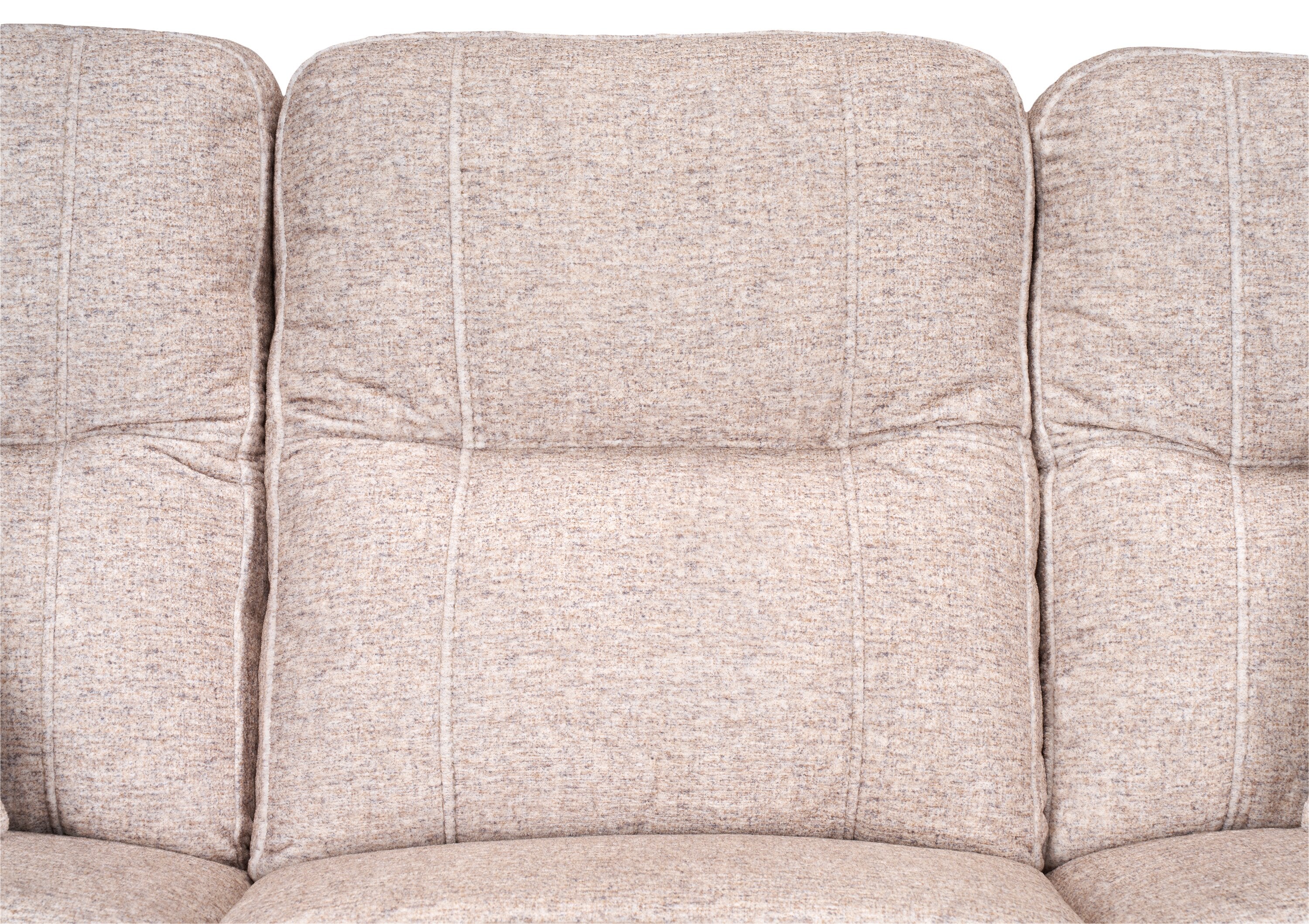 Made in Canada Dawson 87" Fabric Power Reclining Sofa with USB Port and Accent Pillows - Beige | Sofa à inclinaison électrique Dawson de 87 po fabriqué au Canada en tissu avec port USB et coussins décoratifs - beige
