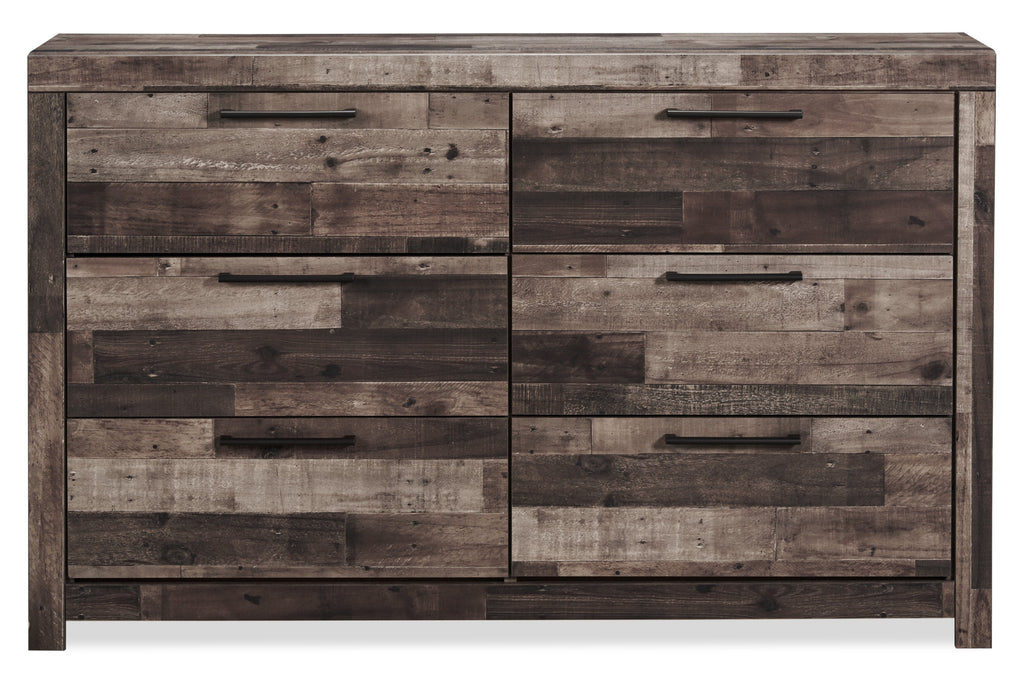 Derekson Bedroom 6-Drawer Dresser, 58.7"W x 36.4"H - Grey | Commode Derekson de 58,7 po (L) x 36,4 po (H) à 6 tiroirs pour la chambre à coucher - grise