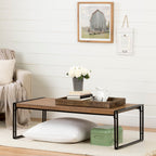 Gimetri Rectangular Coffee Table - Bamboo | Table à café rectangulaire Gimetri - bambou | D83GW914