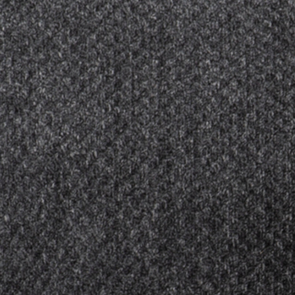 Made in Canada Febe 85" Chenille Fabric Condo-Size Sofa with Flared Arms and Accent Pillows - Charcoal Grey | Sofa Febe de 85 po de format condo fabriqué au Canada en tissu de chenille avec accoudoirs évasés et coussins décoratifs - gris anthracite